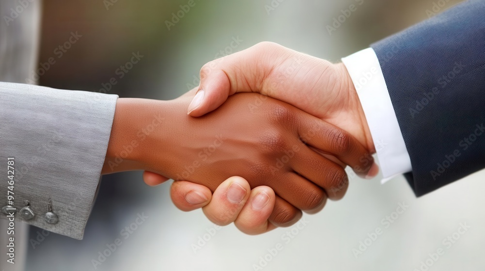 closeup of a professional handshake between a woman and a man in business attire crisp focus on clasped hands symbolizes trust agreement and collaboration closeup of a professional handshake between a woman and a man in business attire crisp focus on clasped hands symbolizes trust agreement and collaboration