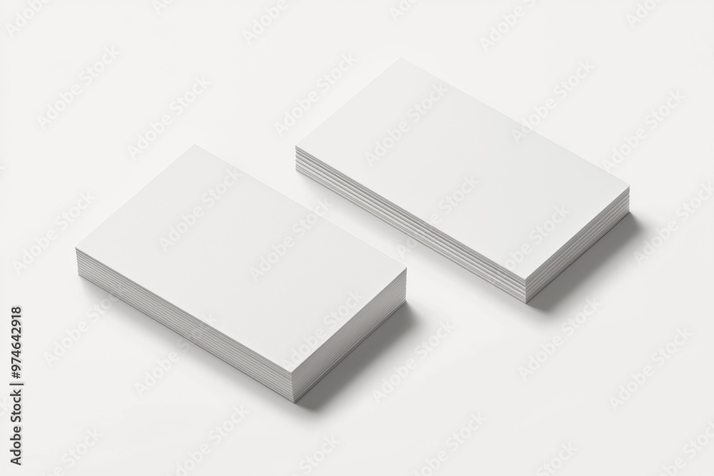 Business Card Mockup on Isolated Background created with Generative AI Business Card Mockup on Isolated Background created with Generative AI