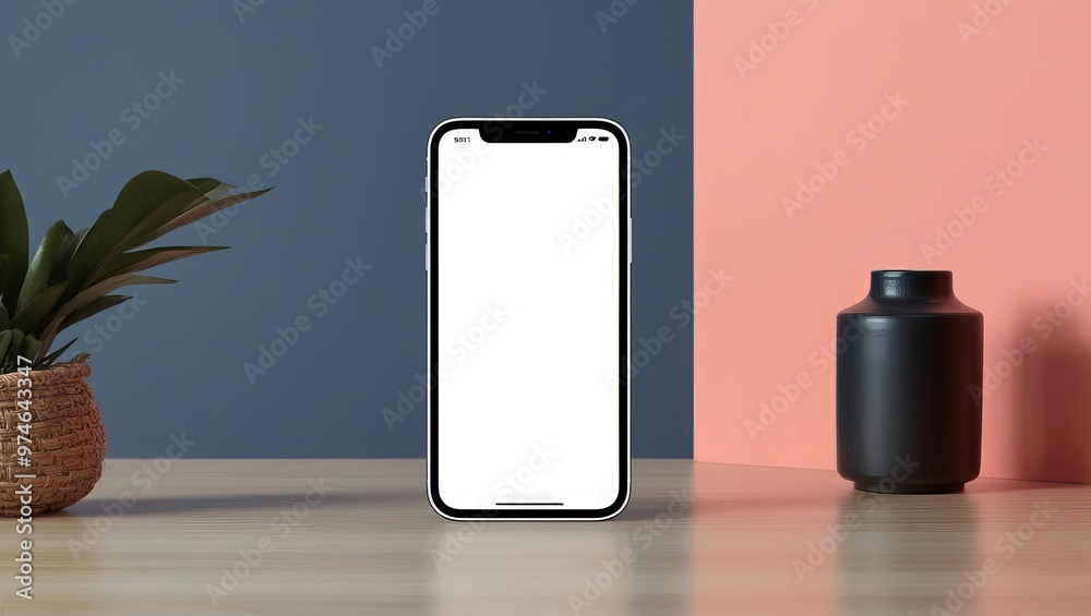 Realistic phone mockup Realistic phone mockup