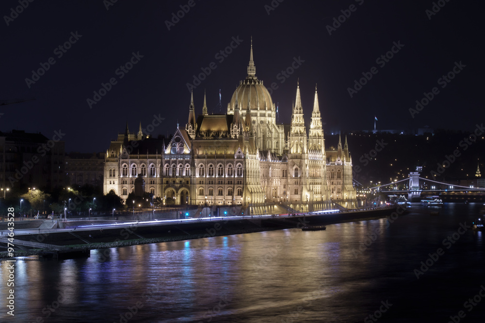 Hungarian Parliament Building at Night Hungarian Parliament Building at Night