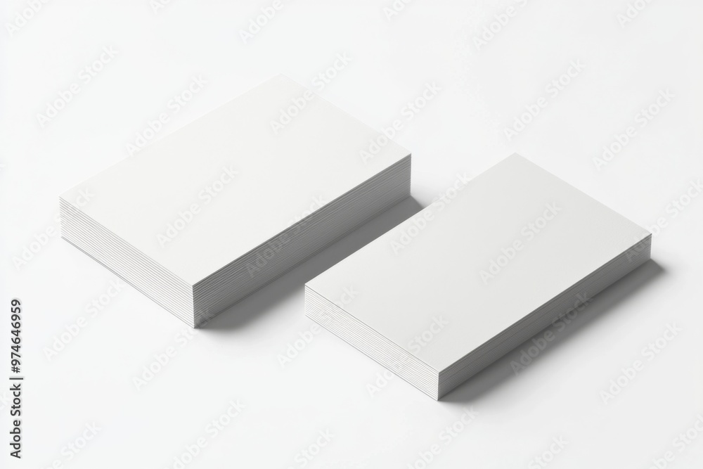 Business Card Mockup on Isolated Background created with Generative AI Business Card Mockup on Isolated Background created with Generative AI