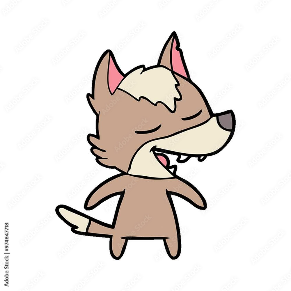 cartoon wolf laughing cartoon wolf laughing