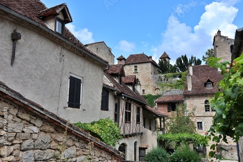 Old village of Saint-Cirq-Lapopie in France