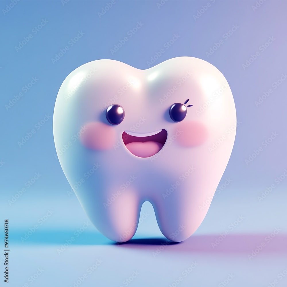 3D Dentist Icon: Oral Health Professional Illustration Logo 3D Dentist Icon: Oral Health Professional Illustration Logo