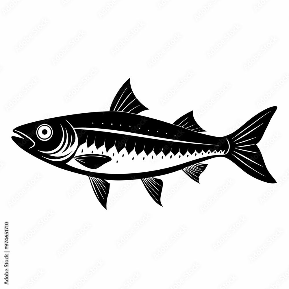 Herring Black Black silhouette Herring Black Black silhouette