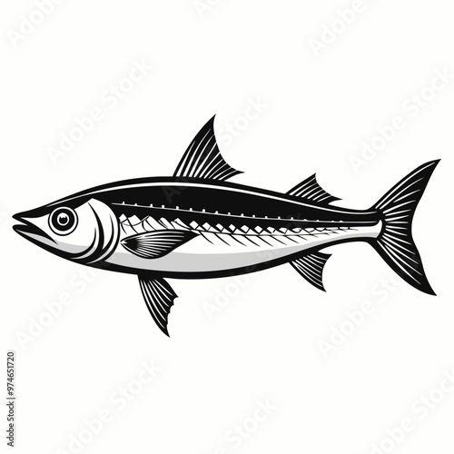 Herring Black Black silhouette