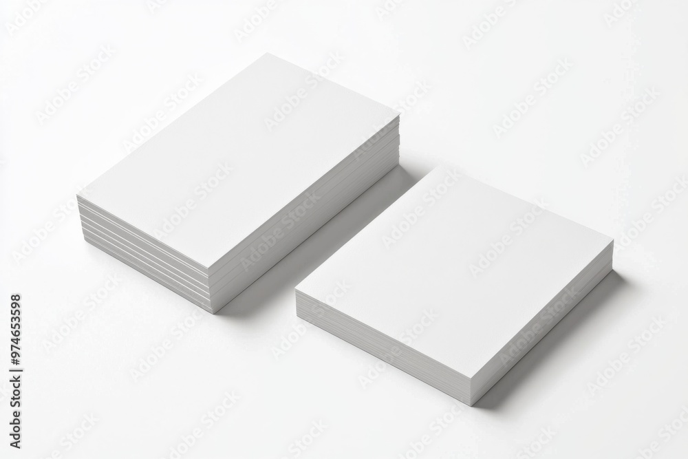 Business Card Mockup on Isolated Background created with Generative AI Business Card Mockup on Isolated Background created with Generative AI