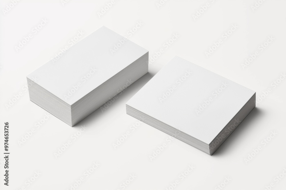 Business Card Mockup on Isolated Background created with Generative AI Business Card Mockup on Isolated Background created with Generative AI