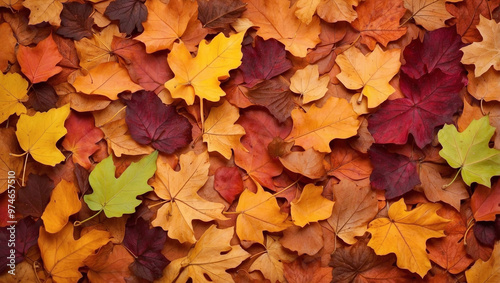 Fall Colorimetry Background A Rich Autumn