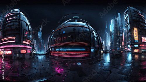 Full 360 Degrees Seamless Spherical Panorama