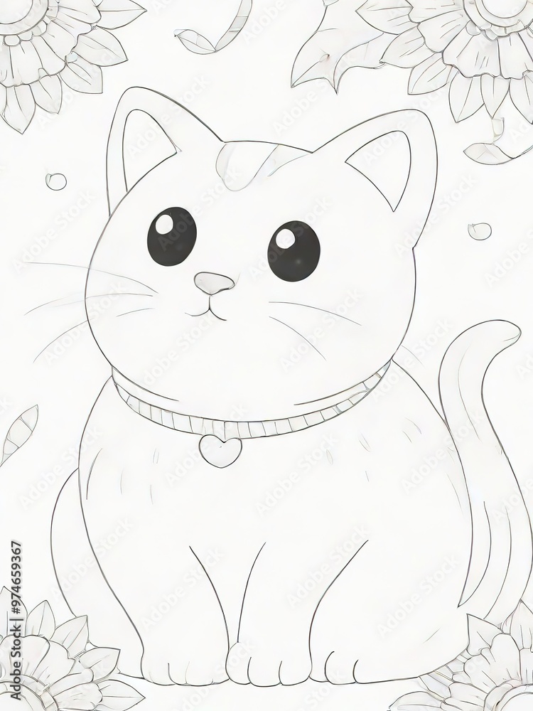 Obraz premium coloring cartoon book