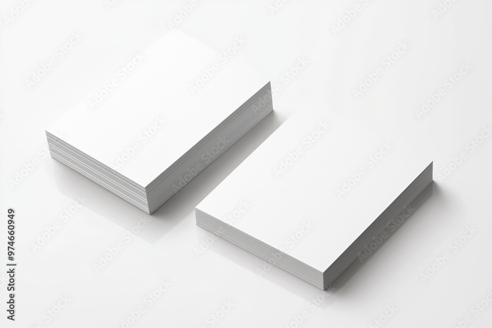 Business Card Mockup on Isolated Background created with Generative AI Business Card Mockup on Isolated Background created with Generative AI