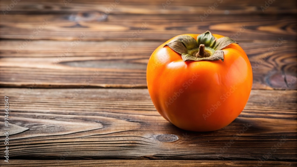 Juicy ripe persimmon fruit on a wooden table, persimmon, fruit, ripe, juicy, sweet, orange, tropical, fresh, organic Juicy ripe persimmon fruit on a wooden table, persimmon, fruit, ripe, juicy, sweet, orange, tropical, fresh, organic