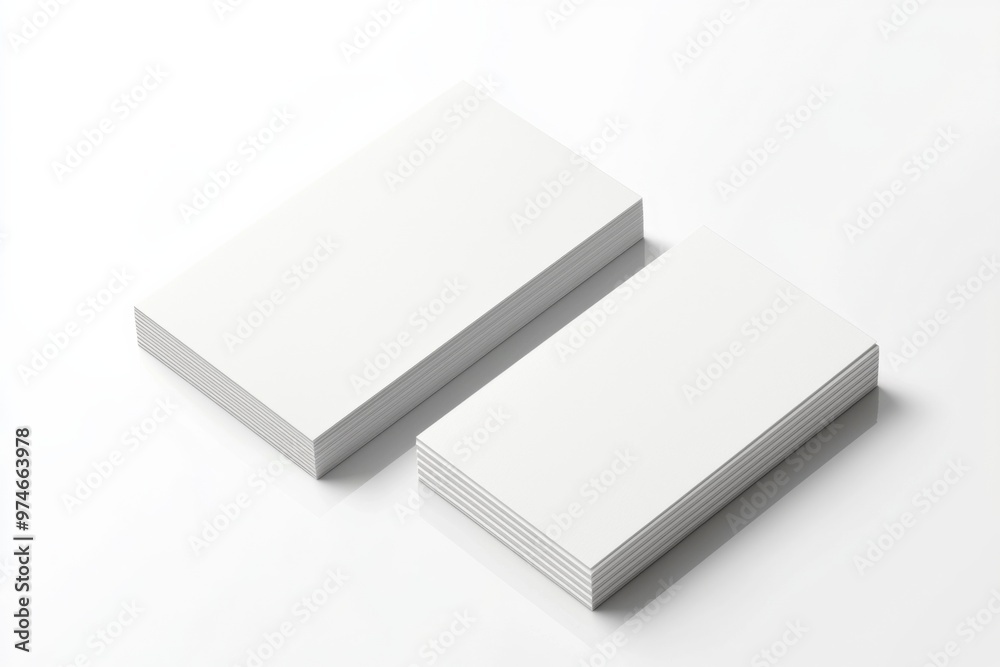 Business Card Mockup on Isolated Background created with Generative AI Business Card Mockup on Isolated Background created with Generative AI