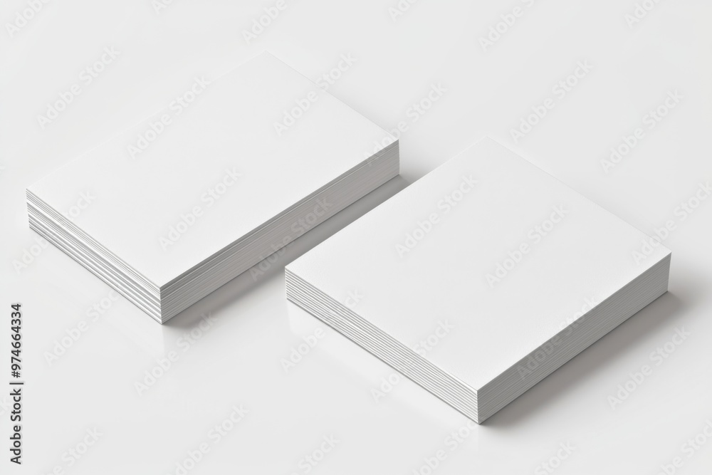 Business Card Mockup on Isolated Background created with Generative AI Business Card Mockup on Isolated Background created with Generative AI