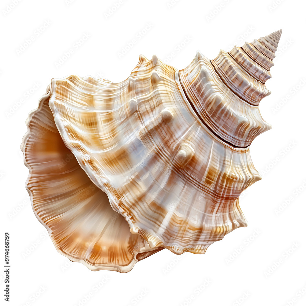 Beautiful seashell isolated white background Beautiful seashell isolated white background