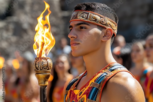 Pompeii Festival reenacting ancient Roman Ceremonies, giving visitors a glimpse into historical traditions photo