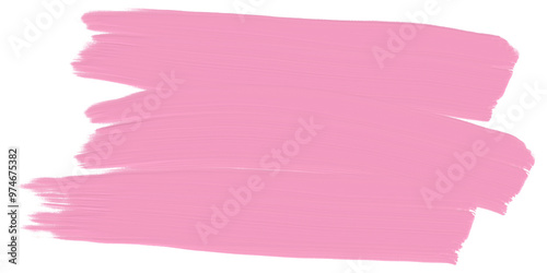 pink brush banner for text label_carnation pink-11 single illustration on transparency background