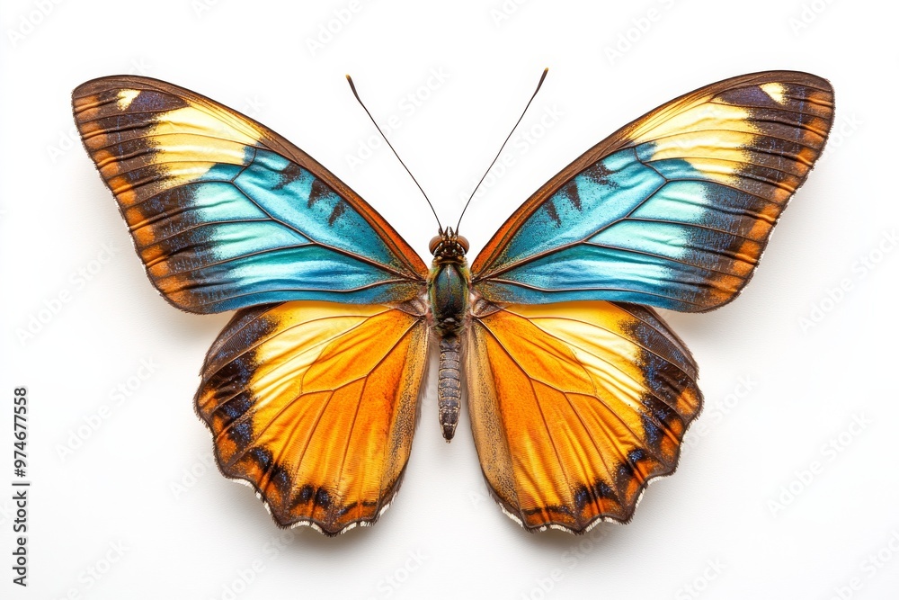 Fototapeta premium butterfly isolated on white background