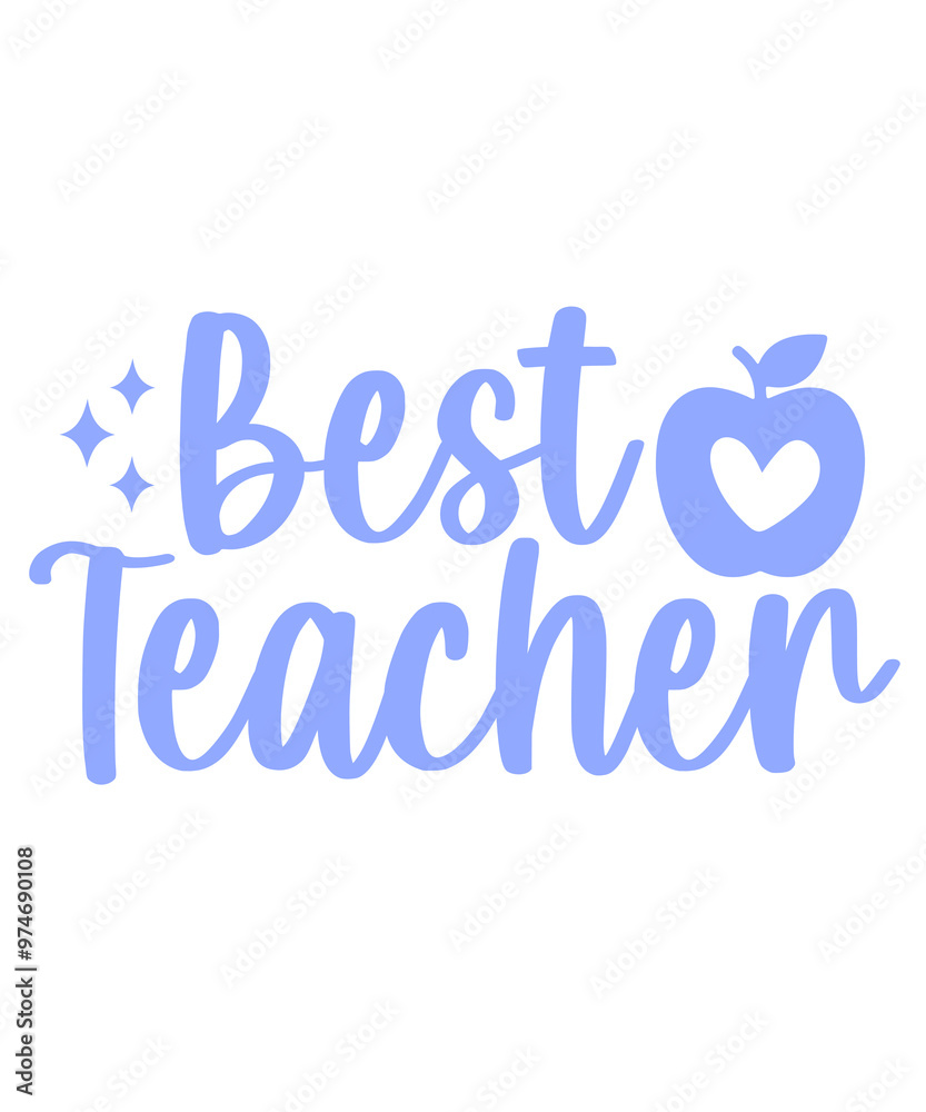 Teacher typography clip art design on plain white transparent isolated background for card, shirt, hoodie, sweatshirt, apparel, tag, mug, icon, poster or badge, Best Teacher Teacher typography clip art design on plain white transparent isolated background for card, shirt, hoodie, sweatshirt, apparel, tag, mug, icon, poster or badge, Best Teacher