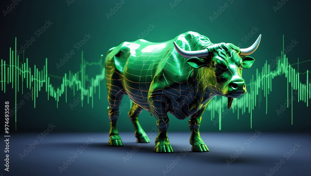 Stock Market Bull Market Trading Uptrend Stock Market Bull Market Trading Uptrend
