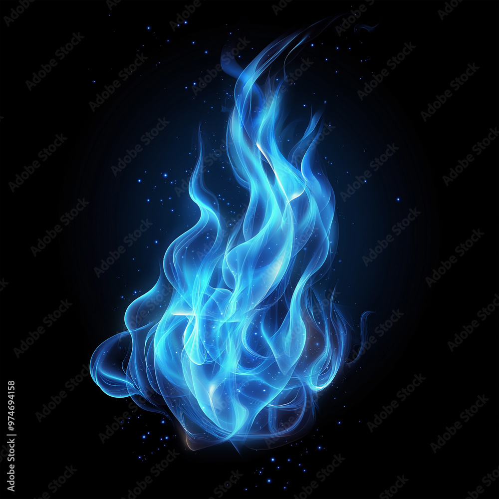 The Realistic burning fire flames, game element, Illustration The Realistic burning fire flames, game element, Illustration