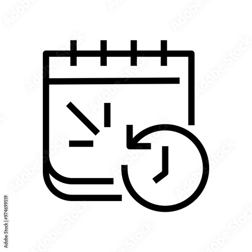 calendar with restore mark