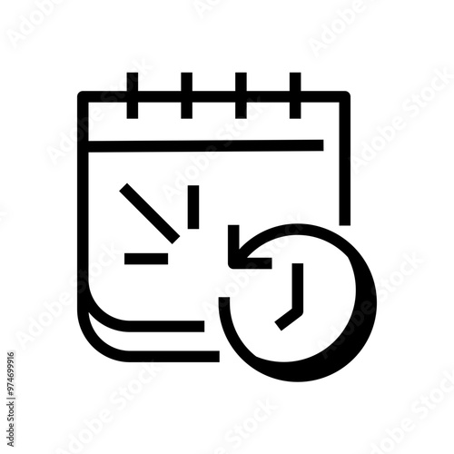 calendar with restore mark