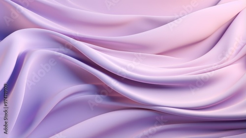 A soft, flowing purple fabric creates a beautiful abstract background. The smooth curves and gentle folds evoke a sense of elegance and tranquility.