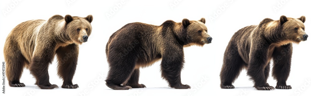 Obraz premium Bear isolated on white background