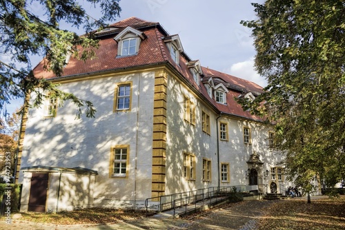 Obraz na płótnie pulsnitz, deutschland - eustachius haus am alten schloss w salonie