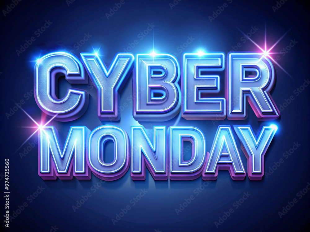 Cyber monday text effects . generative ai Cyber monday text effects . generative ai