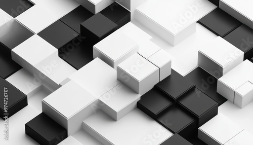 Abstract Cubes Pattern.