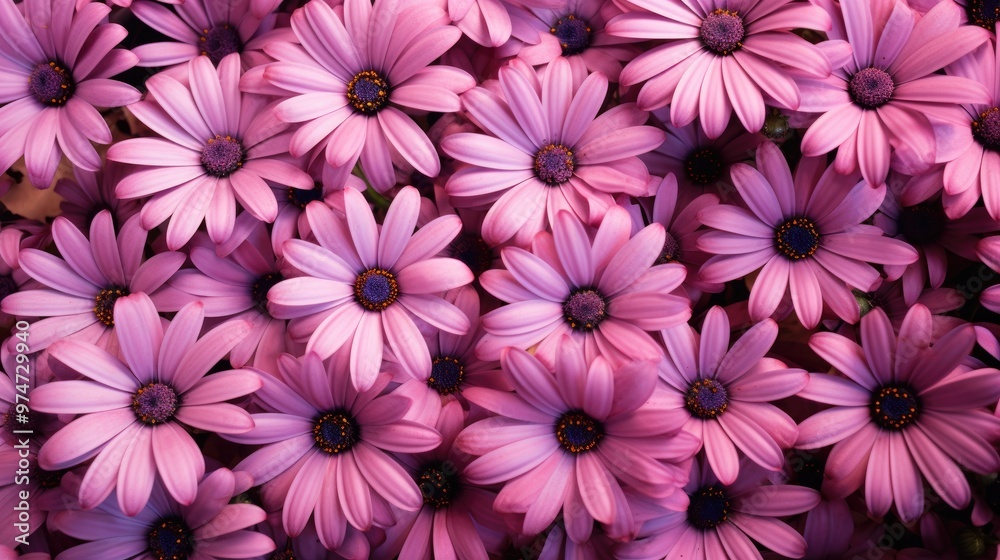 A close-up of a cluster of soft pink daisies, their delicate petals overlapping and creating a beautiful, natural texture. A close-up of a cluster of soft pink daisies, their delicate petals overlapping and creating a beautiful, natural texture.