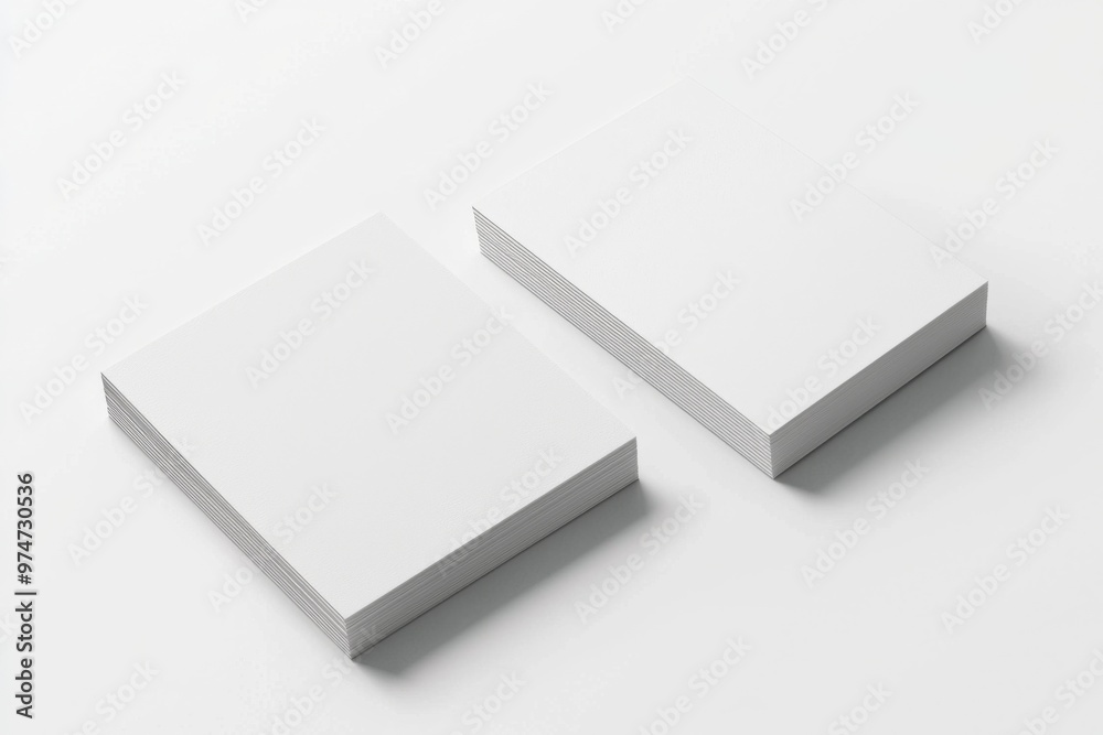 Business Card Mockup on Isolated Background created with Generative AI Business Card Mockup on Isolated Background created with Generative AI