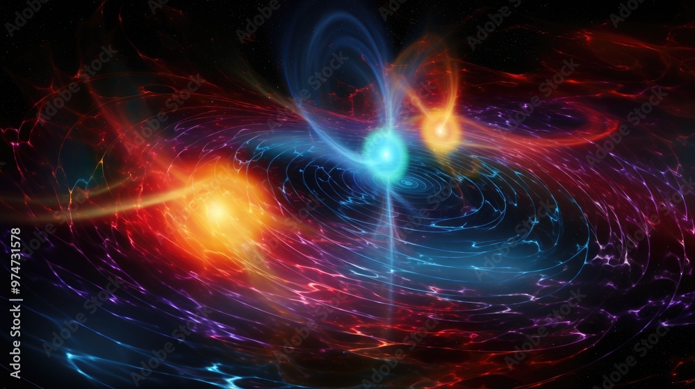 A mesmerizing abstract background with vibrant colors and swirling patterns. A mesmerizing abstract background with vibrant colors and swirling patterns.