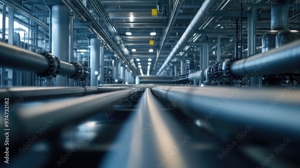Pipes – Industrial Pipes Connected in a Complex Network Creating Patterns Pipes – Industrial Pipes Connected in a Complex Network Creating Patterns