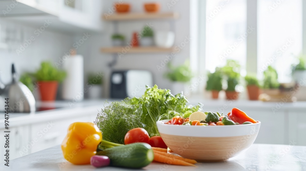 Healthy Smoothie Bowls & Fresh Veggies: A Vibrant Kitchen Inspiration Healthy Smoothie Bowls & Fresh Veggies: A Vibrant Kitchen Inspiration