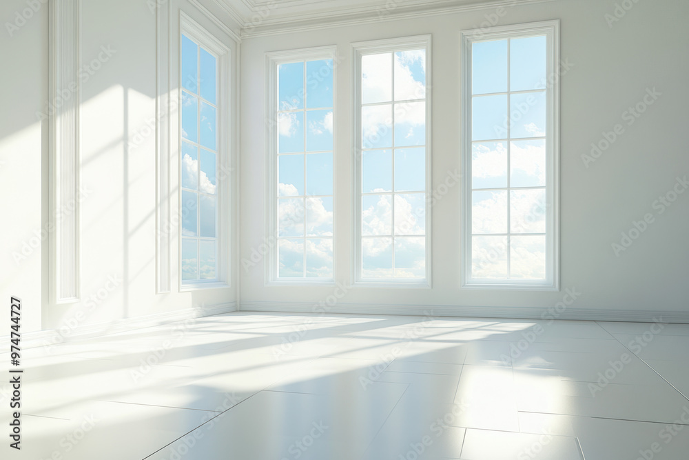 Empty Room Sunbeams. Empty Room Sunbeams.