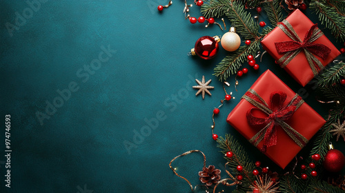 Email delivery of Christmas gift cards for easy gifting and stress-free holidays. Christmas tree background 