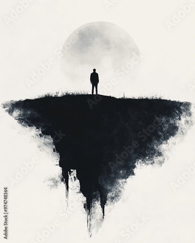 One of the Oneness. Minimalist Visual Artwork. HD. High Definition. Cinematic. frameless