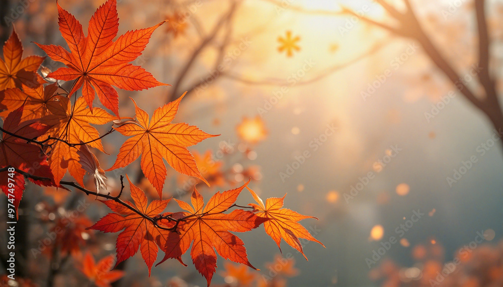 autumn leaves in the forest autumn leaves in the forest