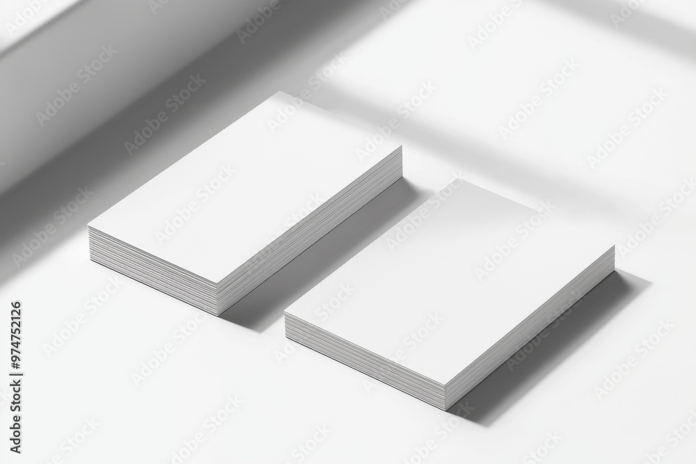 Business Card Mockup on Isolated Background created with Generative AI Business Card Mockup on Isolated Background created with Generative AI