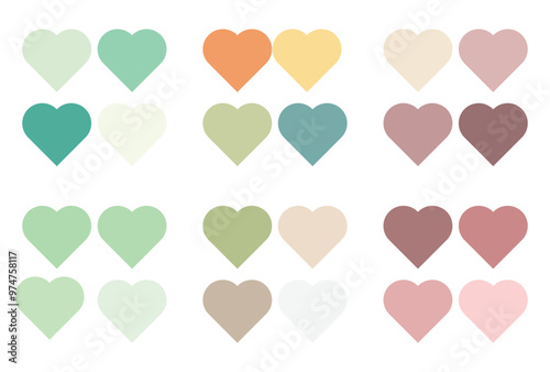 Abstract color palette guide 