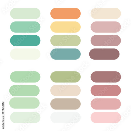 Abstract color palette guide 