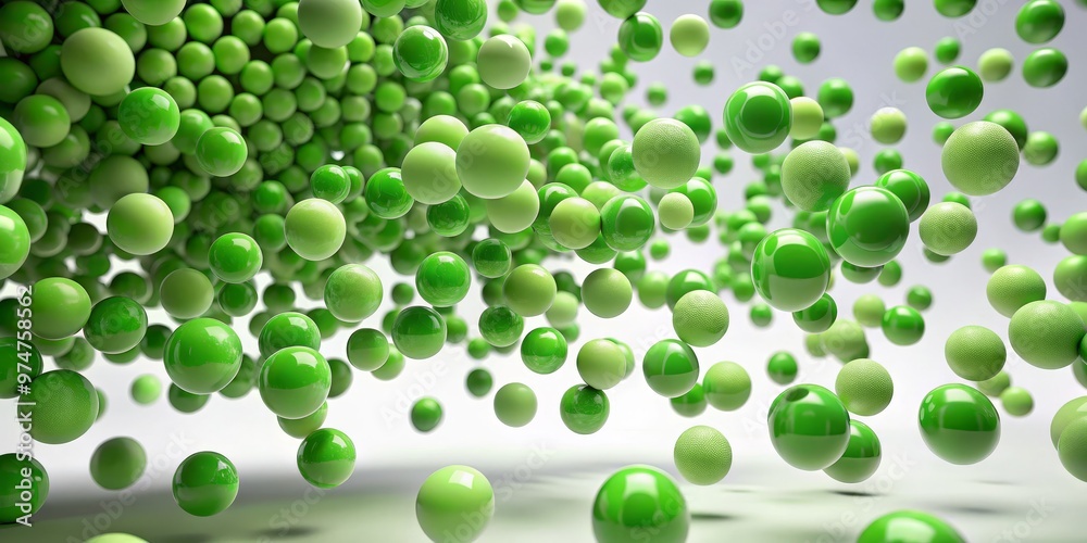Green Spheres Abstract, 3D Render, Spheres, Abstract, Texture Green Spheres Abstract, 3D Render, Spheres, Abstract, Texture