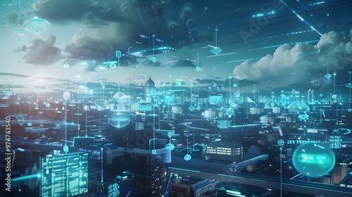 Disaster Recovery as a Service (DRaaS): A digital control room overseeing the replication and recovery of virtual and physical servers. AI-powered tools are shown managing the seamless recovery proces