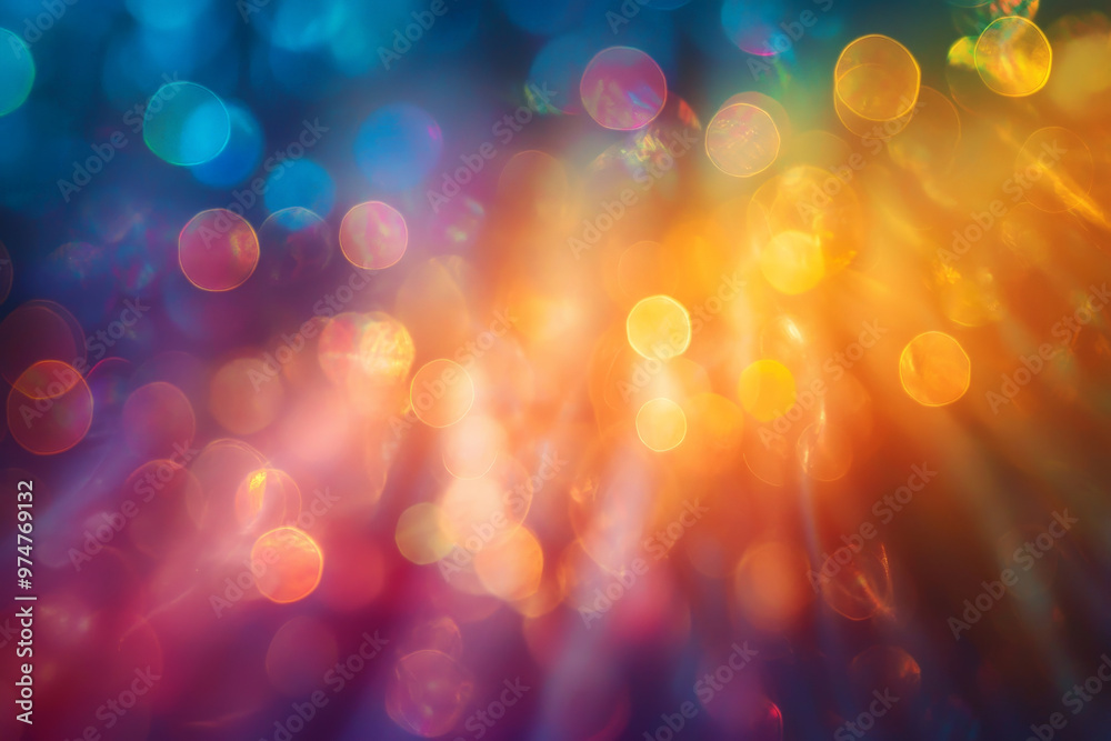 Abstract transparent light effect, with exaggerated colors and light scattering, Abstract transparent light effect, with exaggerated colors and light scattering,