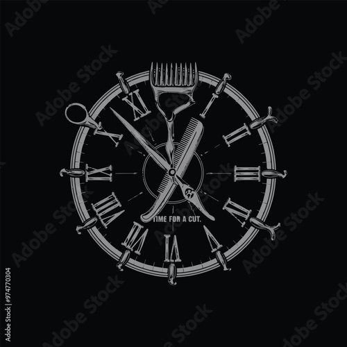 Barber t shirt design