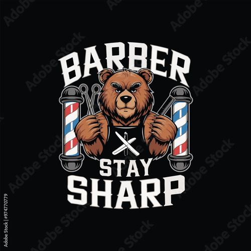Barber t shirt design